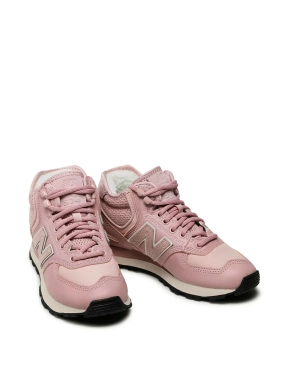 Женские розовые кроссовки из нубука